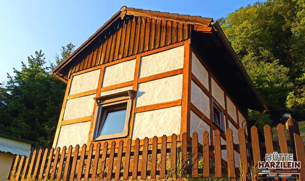 Zorge Arode Huette Harzilein - Romantic Tiny House On The Edge Of The Forest מראה חיצוני תמונה
