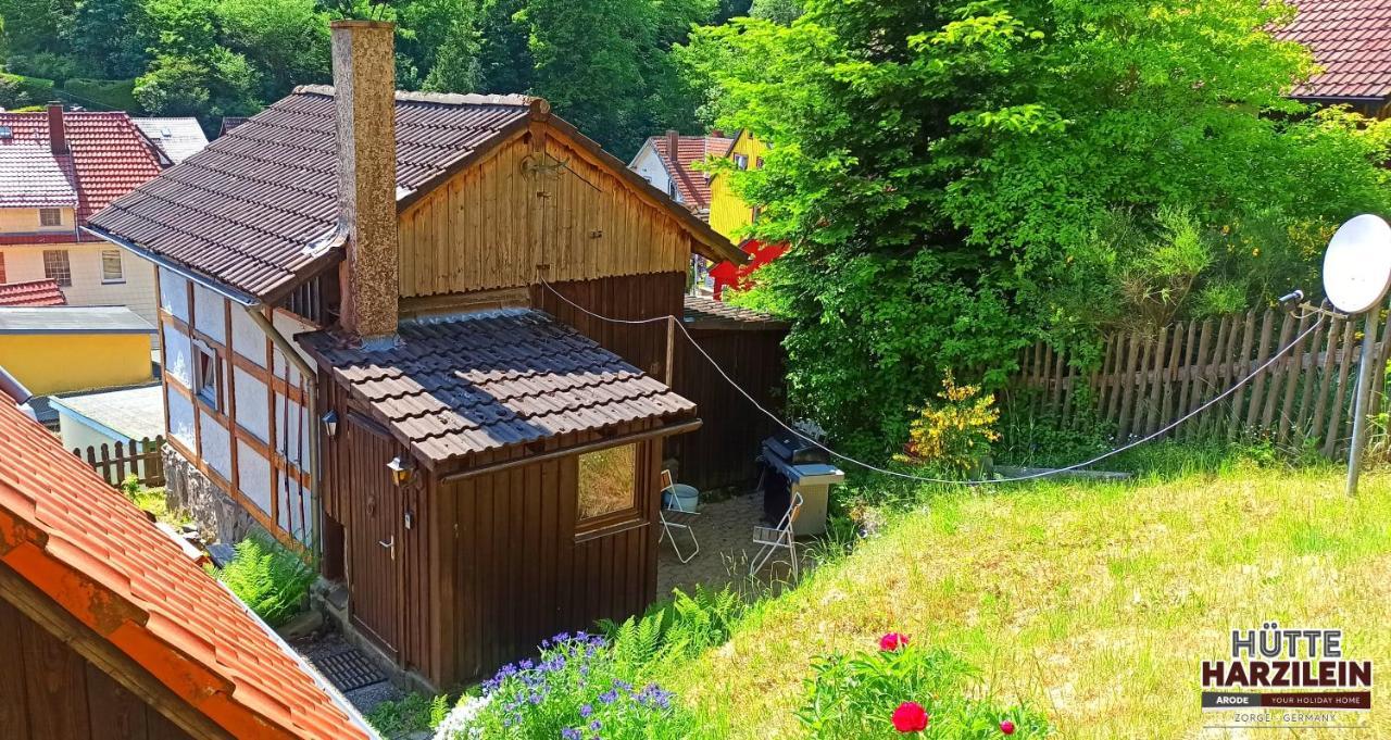 Zorge Arode Huette Harzilein - Romantic Tiny House On The Edge Of The Forest מראה חיצוני תמונה