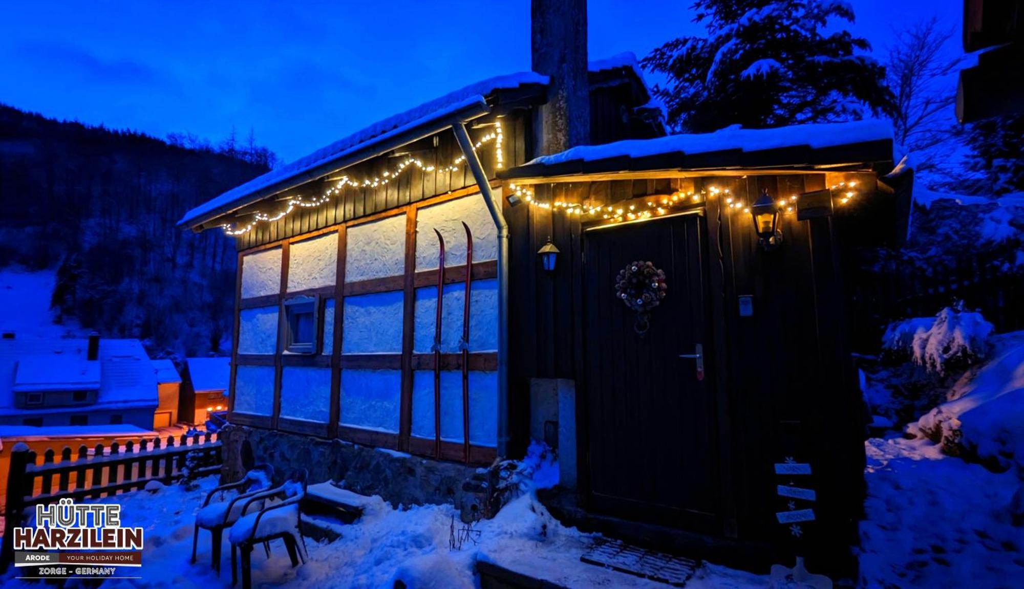 Zorge Arode Huette Harzilein - Romantic Tiny House On The Edge Of The Forest מראה חיצוני תמונה