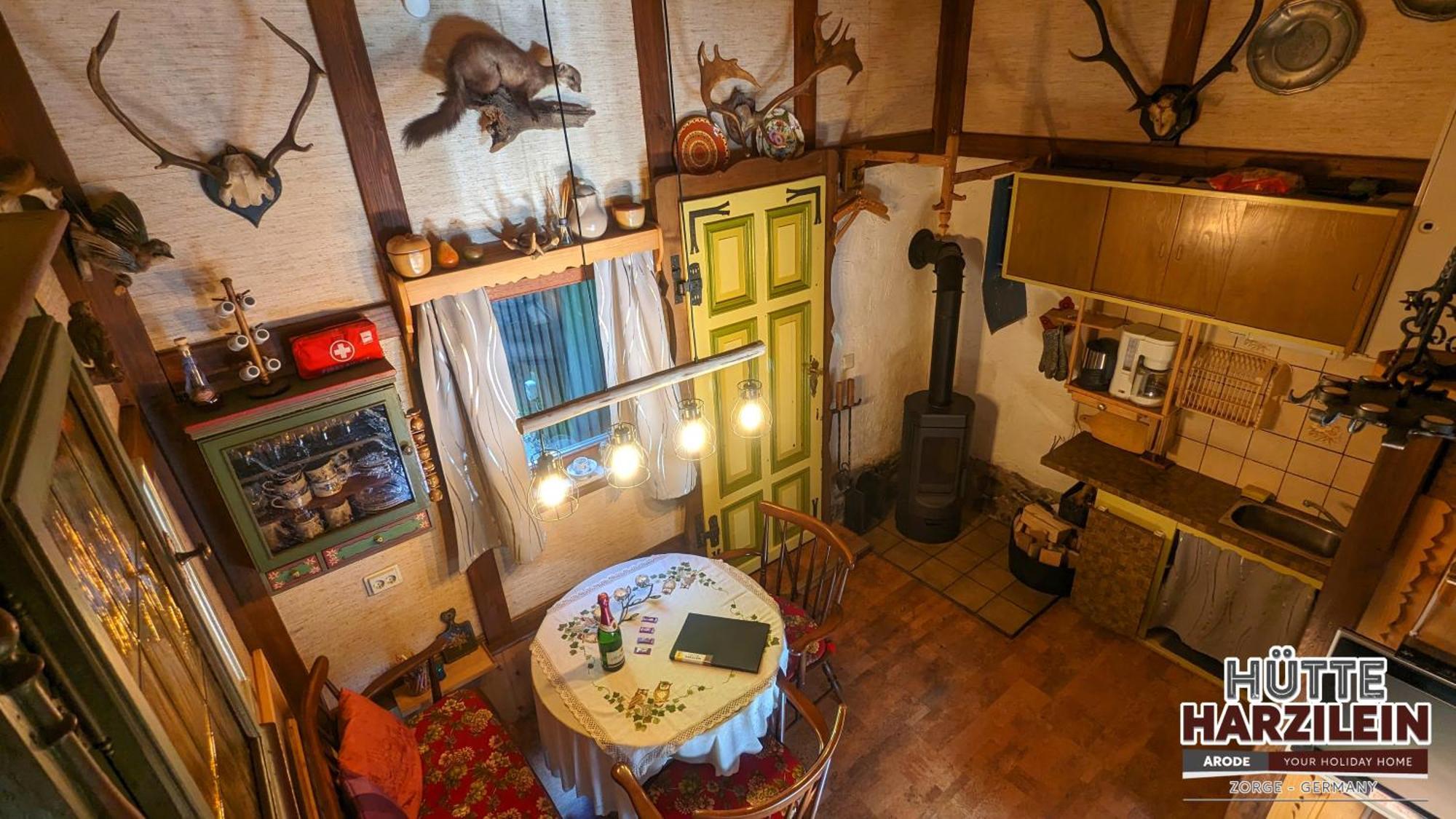 Zorge Arode Huette Harzilein - Romantic Tiny House On The Edge Of The Forest מראה חיצוני תמונה