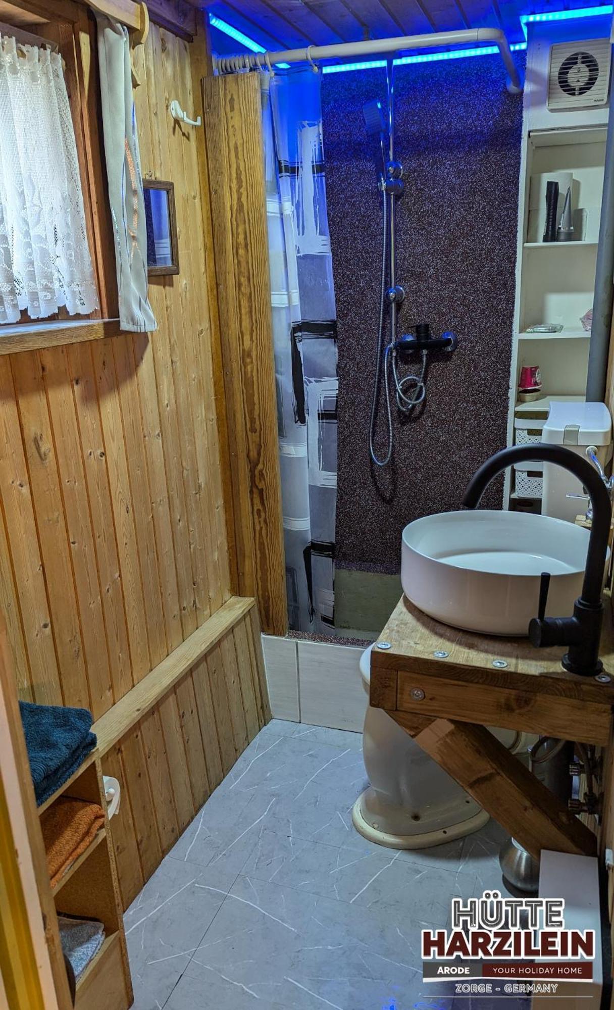 Zorge Arode Huette Harzilein - Romantic Tiny House On The Edge Of The Forest מראה חיצוני תמונה