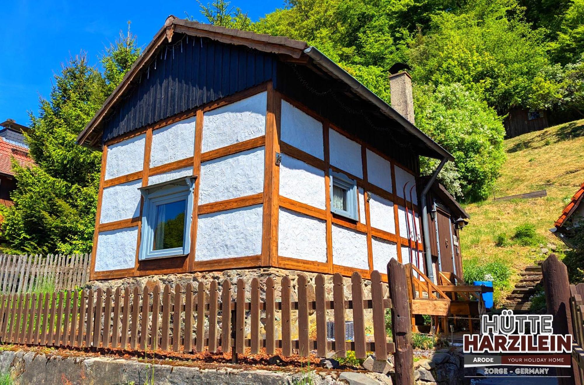 Zorge Arode Huette Harzilein - Romantic Tiny House On The Edge Of The Forest מראה חיצוני תמונה